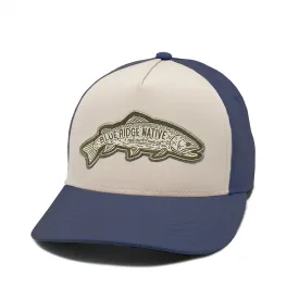 Blue Ridge Native Trout Patch Hat (Navy/Stone)