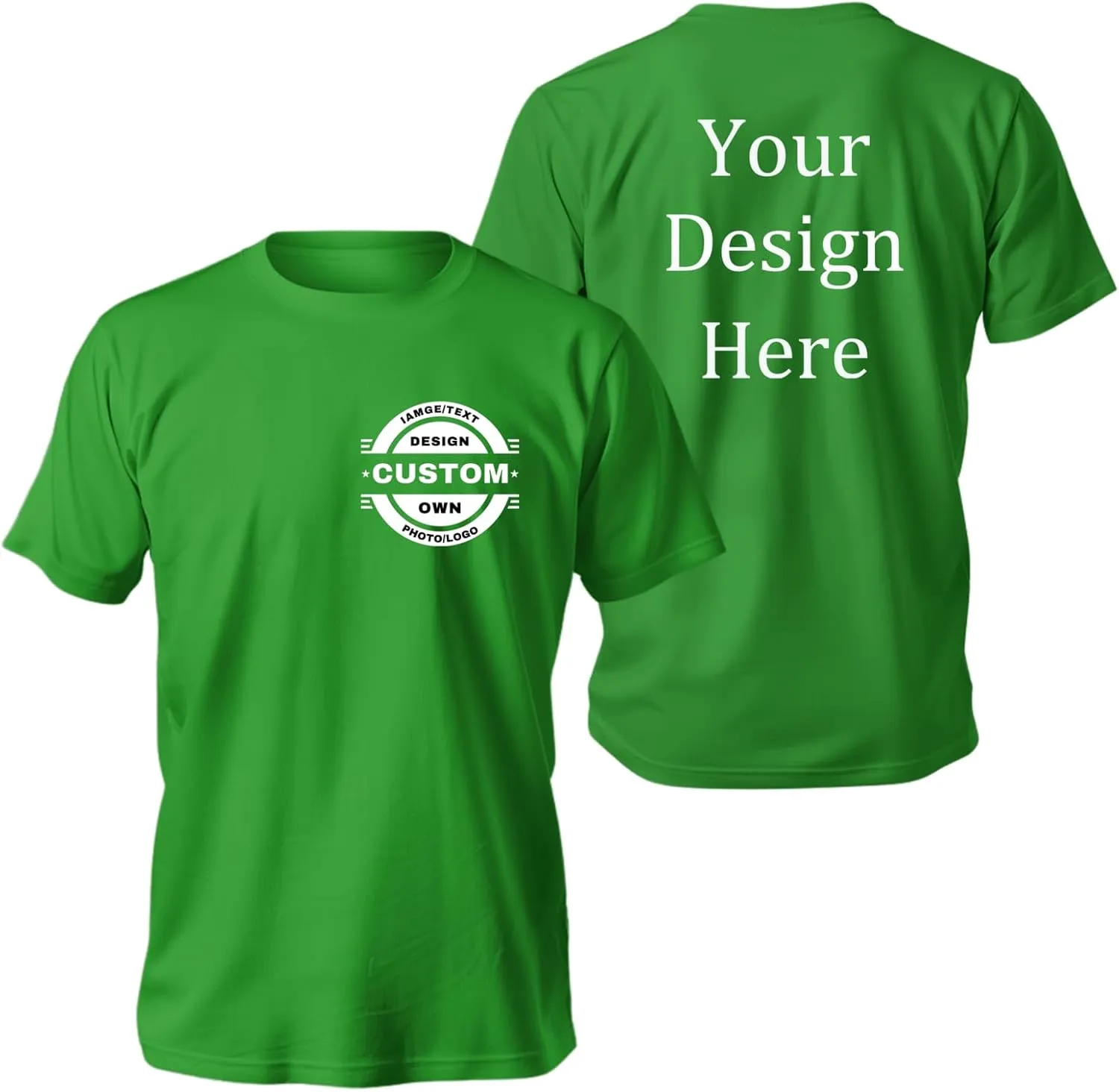 Custom t Shirts Design Your Own for Men & Women Personalized t Shirts Add Your Image Photo/Text Customized t Shirts