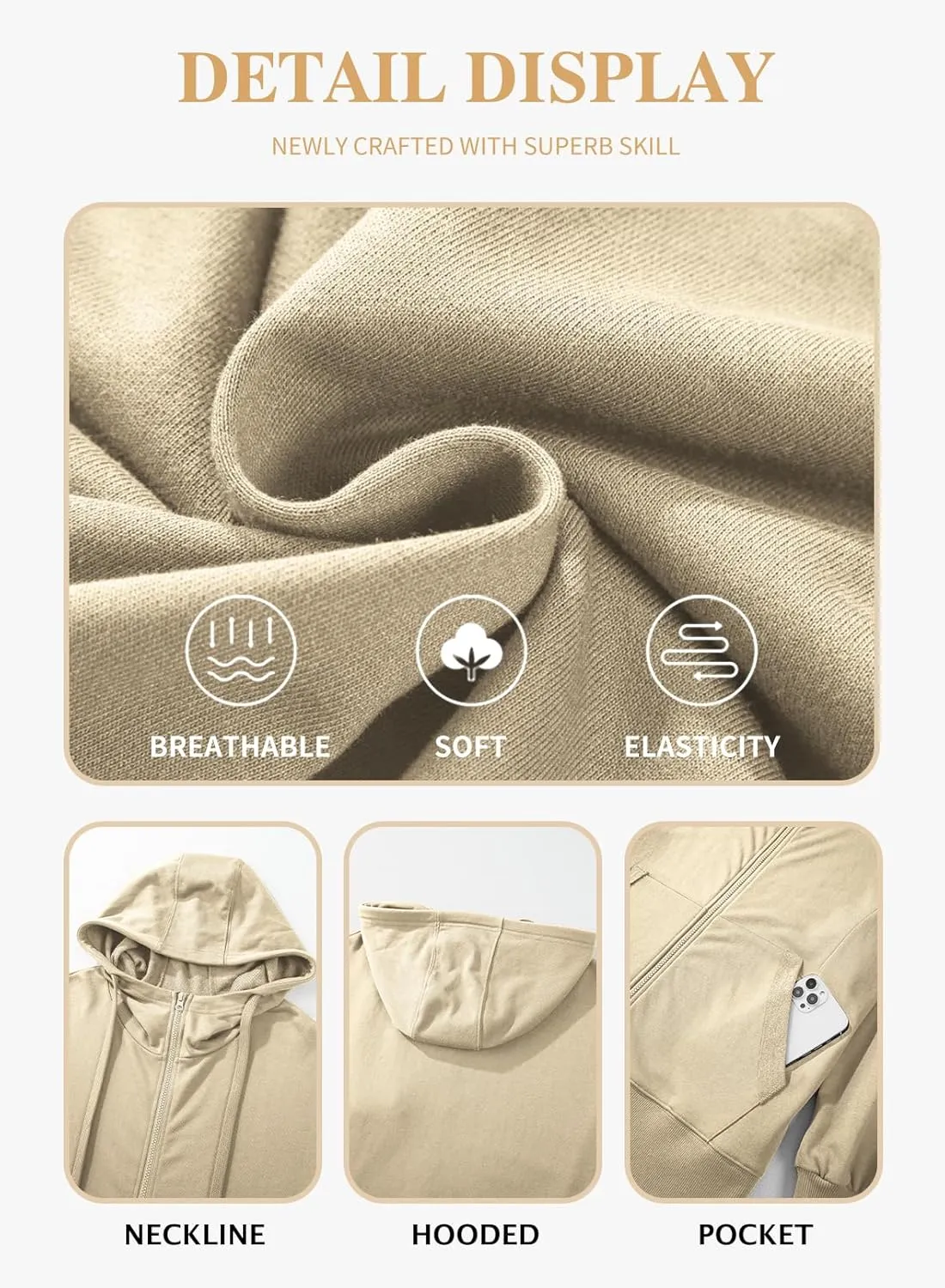 Eytino Women Plus Size Sweatshirts Long Sleeve Zip Up Oversized Casual Hoodies Jackets 2025 Fashion Fall Outfits(1X-5X)