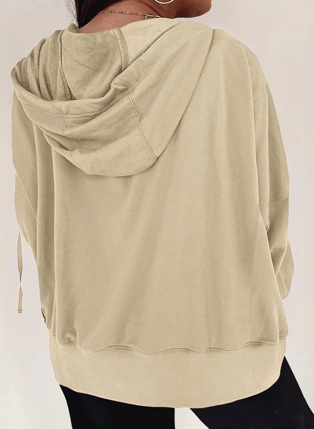 Eytino Women Plus Size Sweatshirts Long Sleeve Zip Up Oversized Casual Hoodies Jackets 2025 Fashion Fall Outfits(1X-5X)
