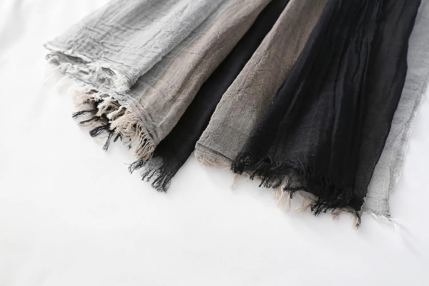 Jeelow Lightweight Summer Scarf Light Shawl Wrap Linen Feel Scarves For Men And Women