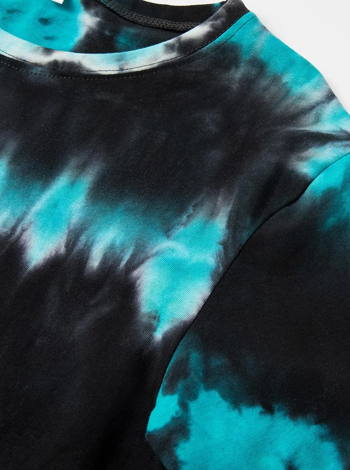 Remidoo Women's Casual Crewneck Short Sleeve Tie Dye Oversized T Shirt Graphic Tee Top