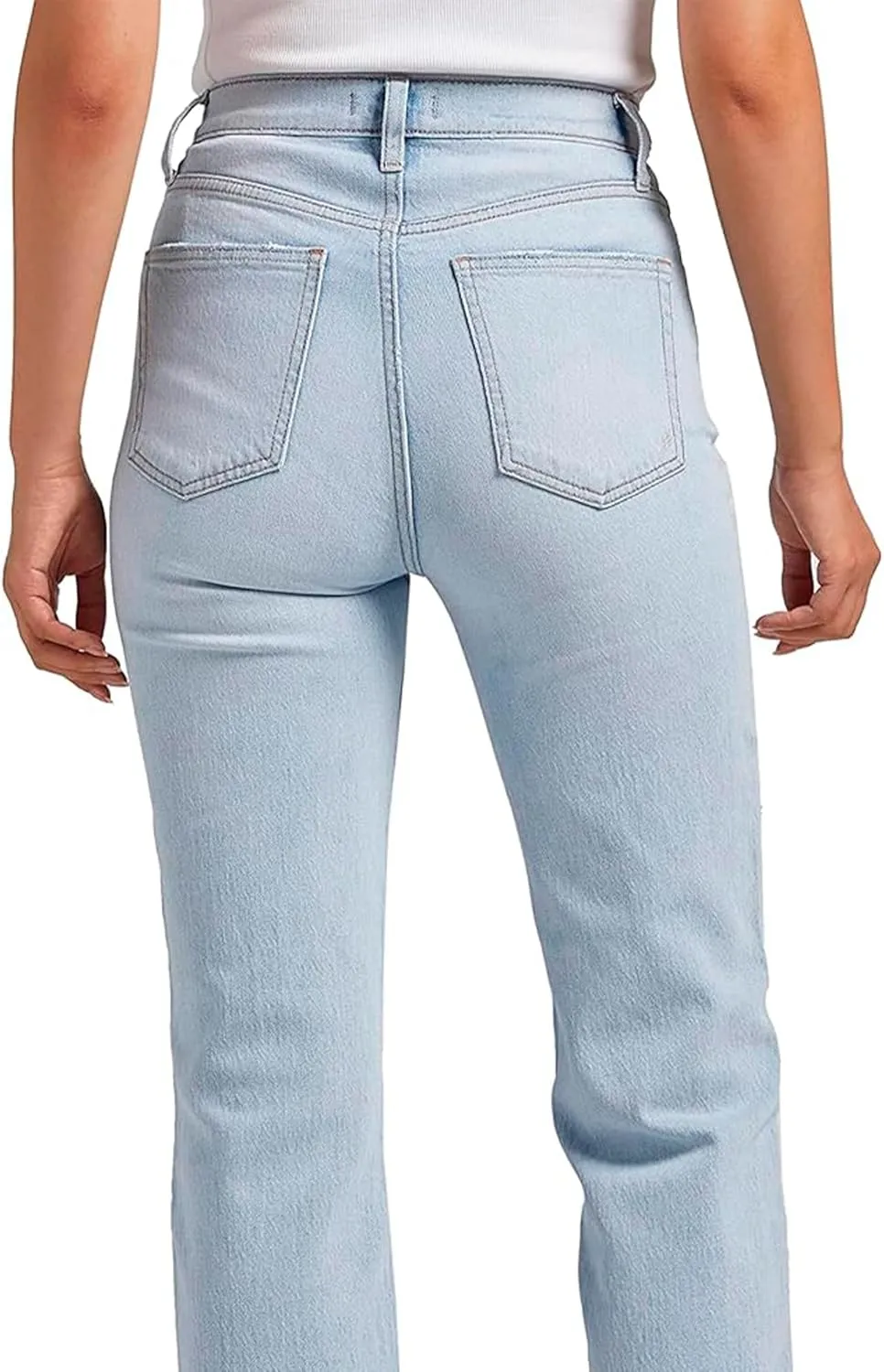 Silver Jeans Co. Women's Highly Desirable High Rise Straight Leg Jeans